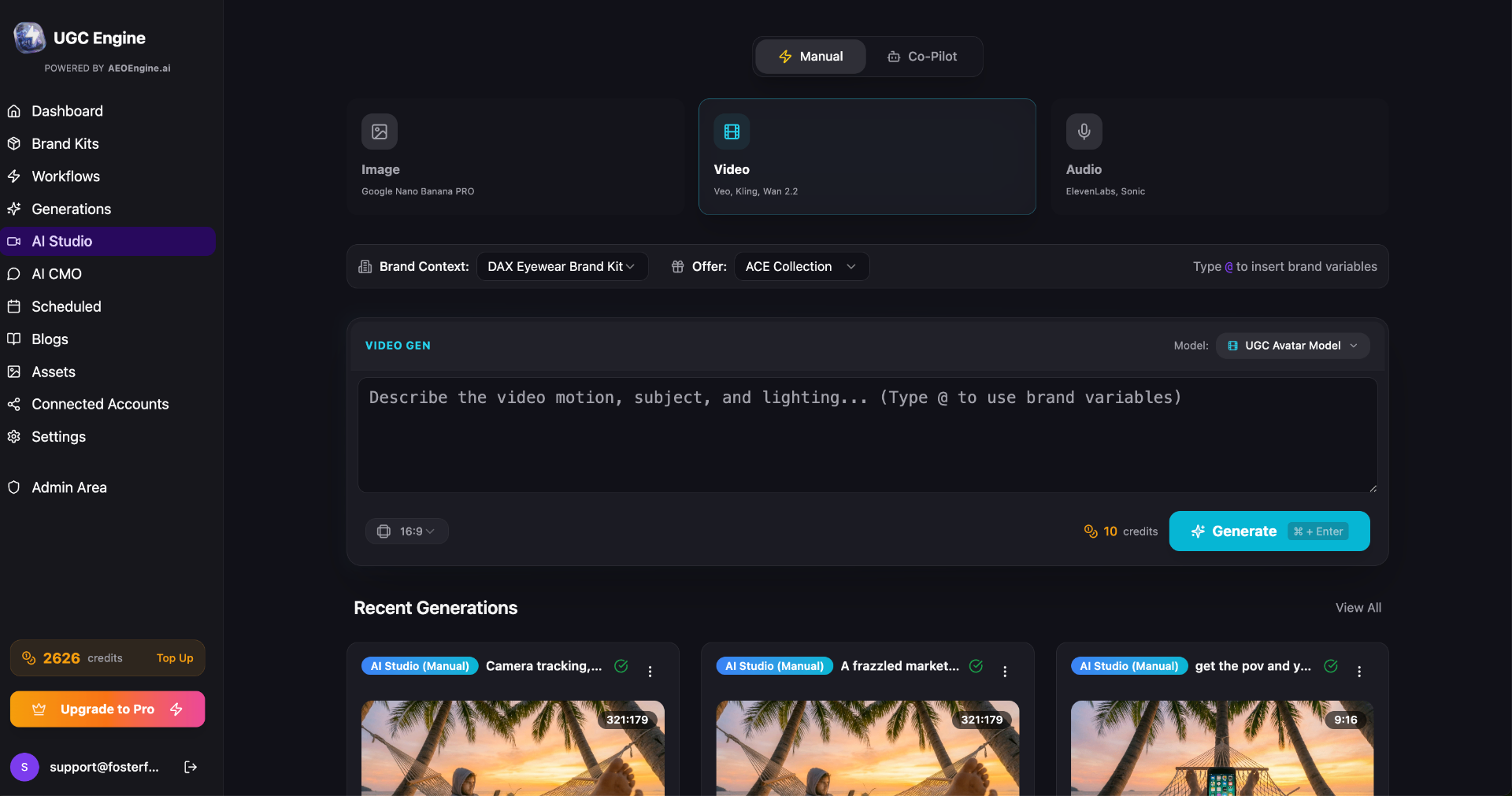 Fully Agentic UGC Video Creator | UGC Engine